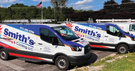Smith's Heating & Cooling Service Fleet
